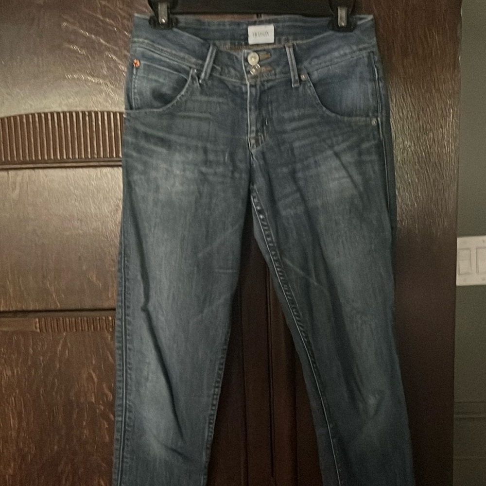 Hudson size 26” skinny leg denim jean